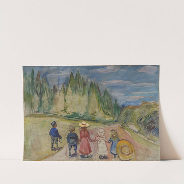 The Fairytale Forest (1901) by Edvard Munch