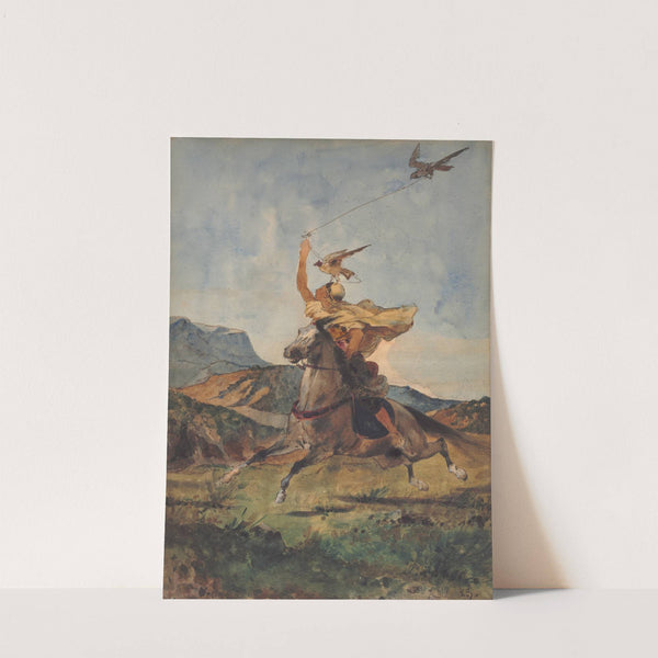 The Falconer (c. 1864) by Eugène Fromentin