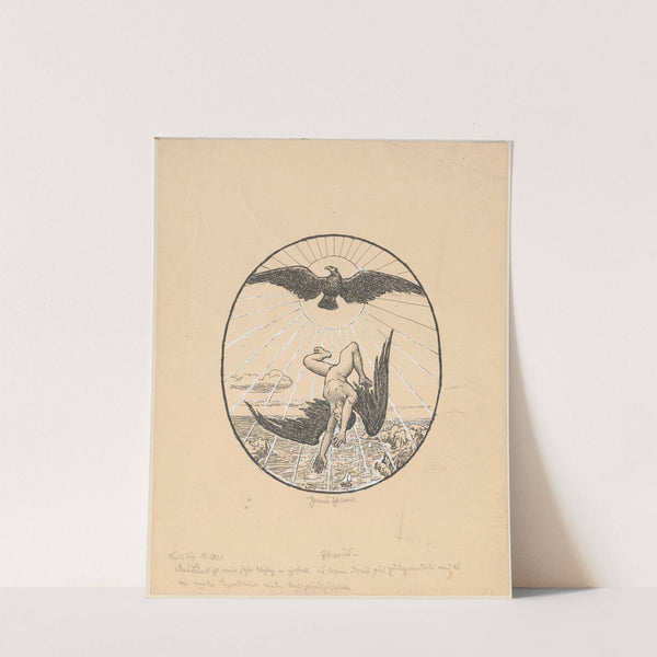 The Fall of Icarus (1921) by Hans Thoma