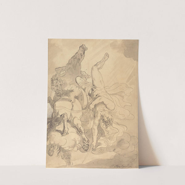 The Fall of Phaeton by Thomas Rowlandson