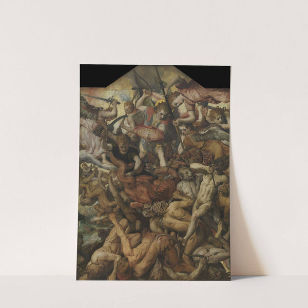 The Fall of Rebelious Angels (1554) by Frans Floris