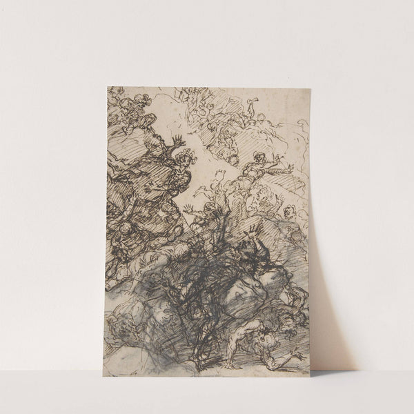 The Fall of the Giants by Salvator Rosa