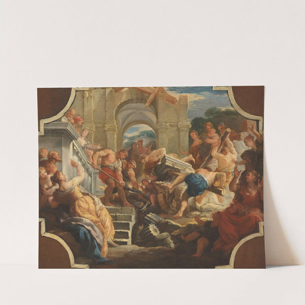 The Fall of the Temple by Paolo de Matteis