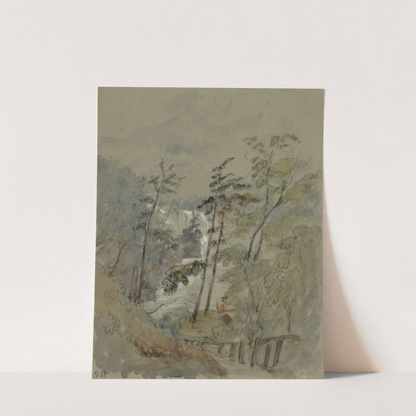 The falls of Niagara from near the suspension bridge by George Wallis