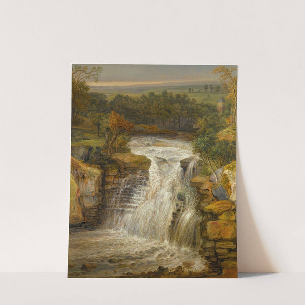 The Falls Of The Clyde After A Flood by James Ward