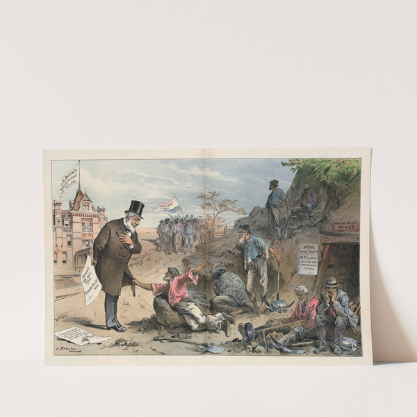 The false 'friend of the workingman' by Joseph Ferdinand Keppler