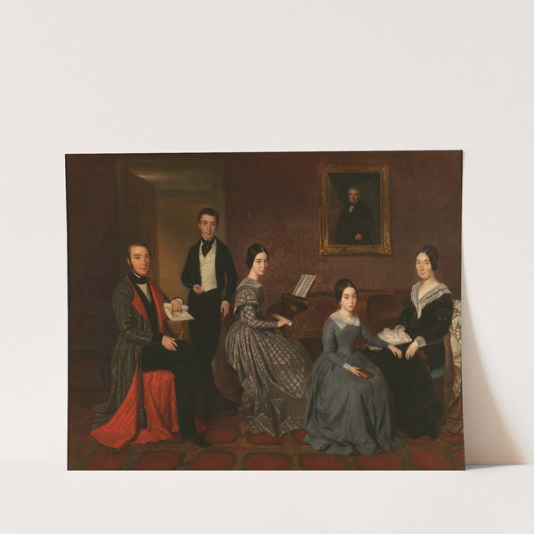 The family of Jorge Flaquer by Joaquín Espalter