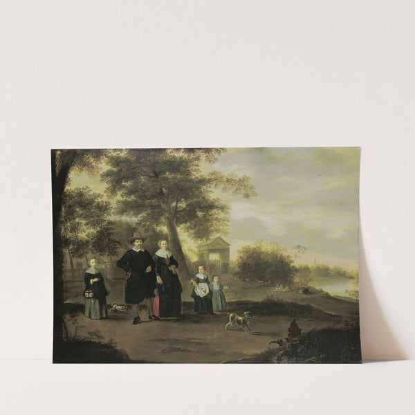 The Family of Preacher Reinier Halma in Langerak on the Lek by Jacques Muller