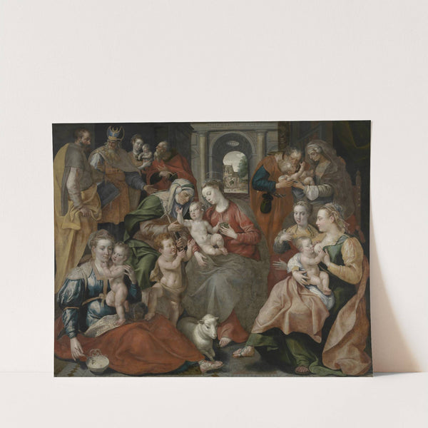 The Family of Saint Anne by Maerten De Vos