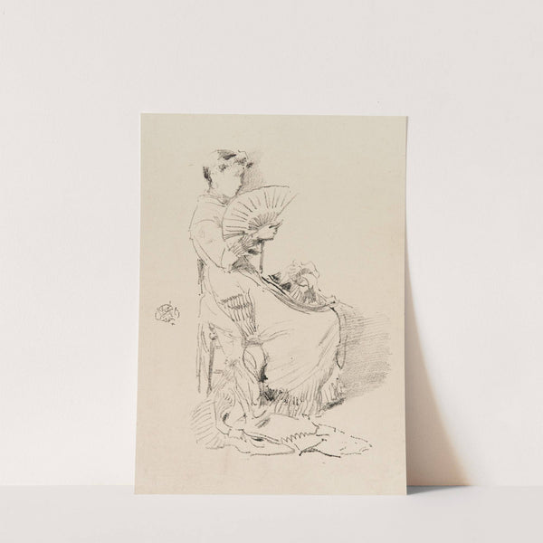 The Fan (1879) by James Abbott McNeill Whistler