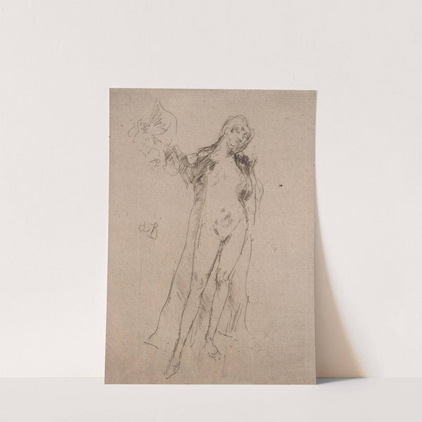 The Fan (Model No. 3) (1887-88) by James Abbott McNeill Whistler