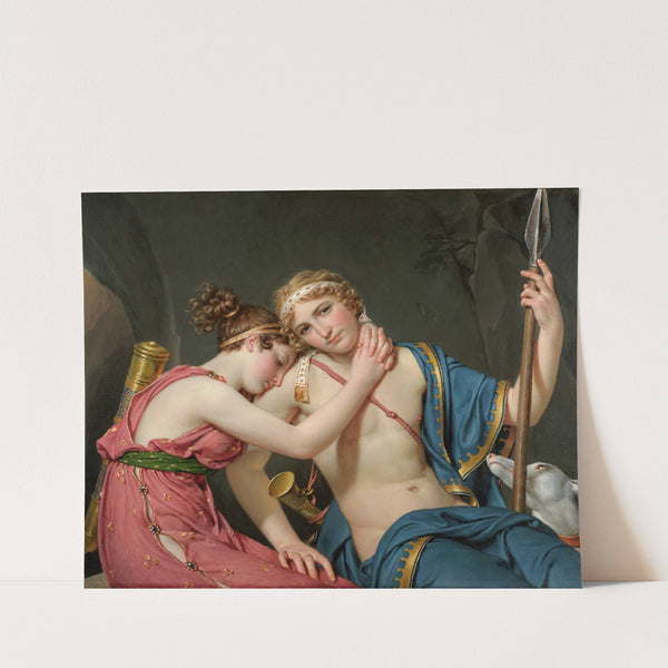 The Farewell Of Telemachus And Eucharis by Jacques Louis David