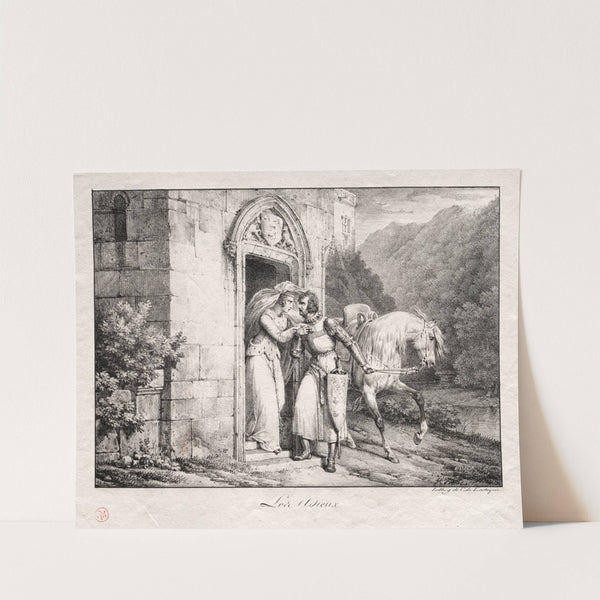 The Farewells (c. early 1800s) by Horace Vernet