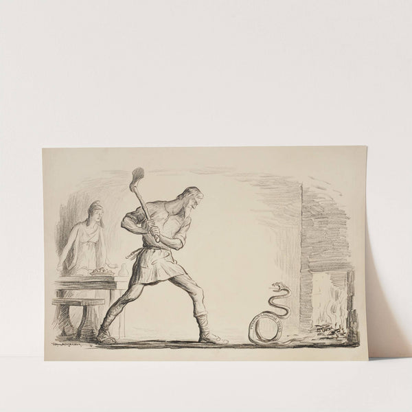 The Farmer and the Snake (1919) by William Henry Walker