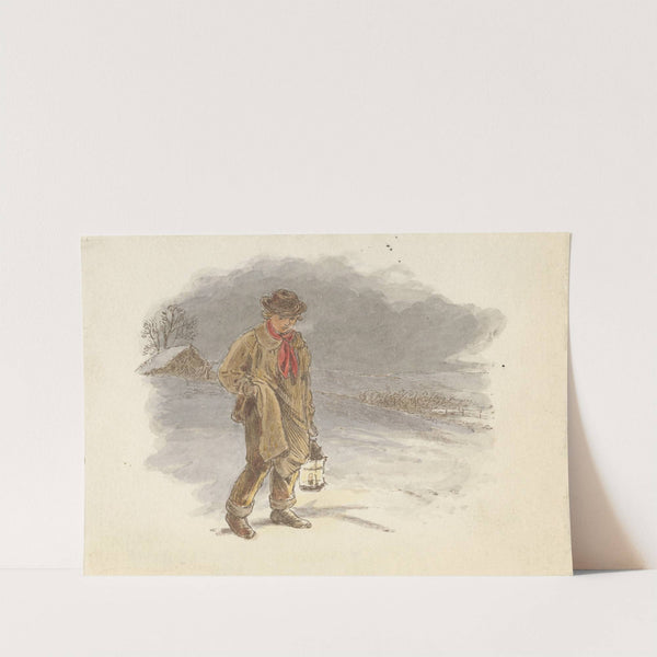 The Farmer's Boy (tail piece) by Alfred W. Cooper