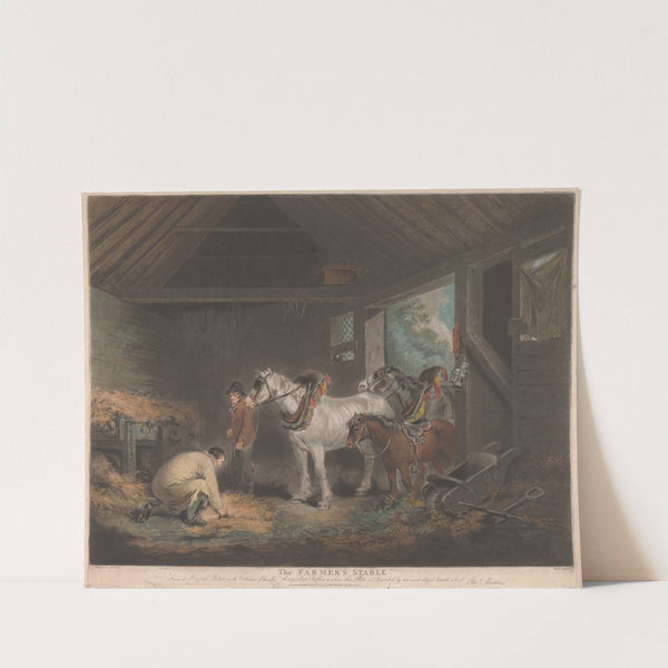 The Farmer's Stable by George Morland