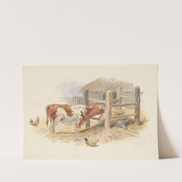 The Farmyard by Alfred W. Cooper