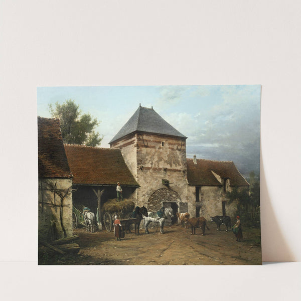 The farmyard by Léon Légat