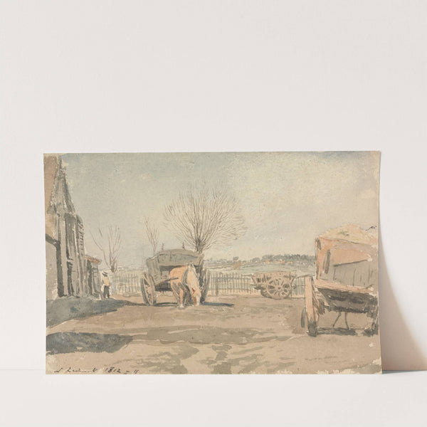 The Farmyard (1812) by John Linnell