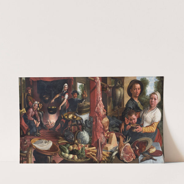 The Fat Kitchen. An Allegory (1565 – 1575) by Pieter Aertsen