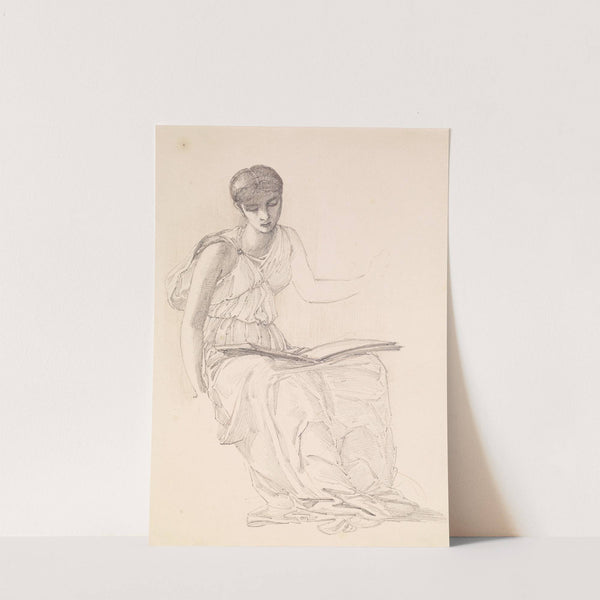The Fates – Study of Drapery for Figure of Clotho by Sir Edward Coley Burne-Jones