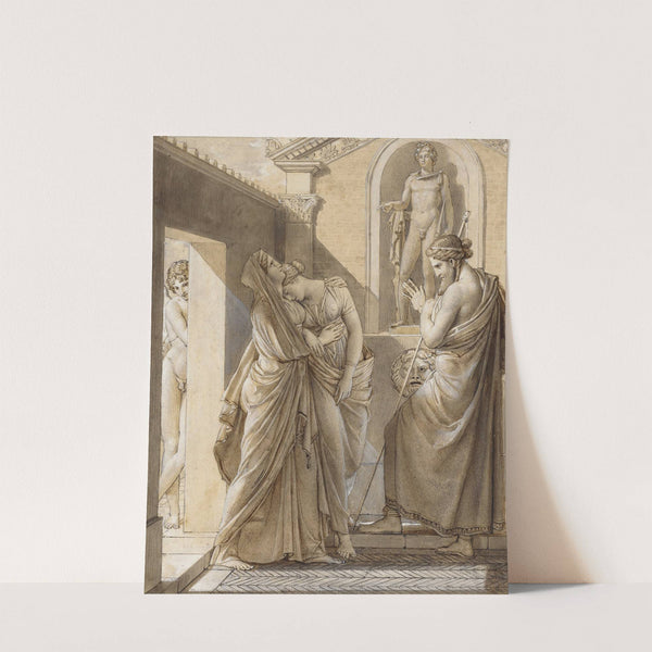 The Father of Psyche Consulting the Oracle of Apollo (1796) by François Gérard