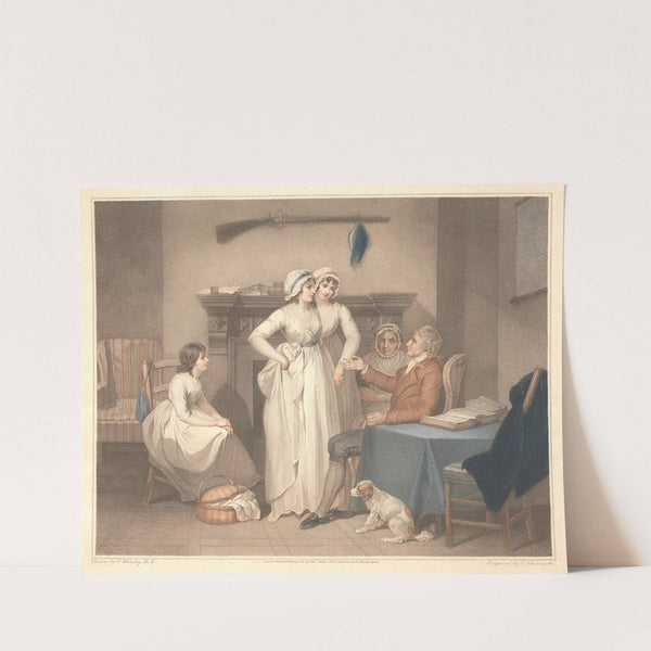 The Father’s Admonition (1801) by Francis Wheatley