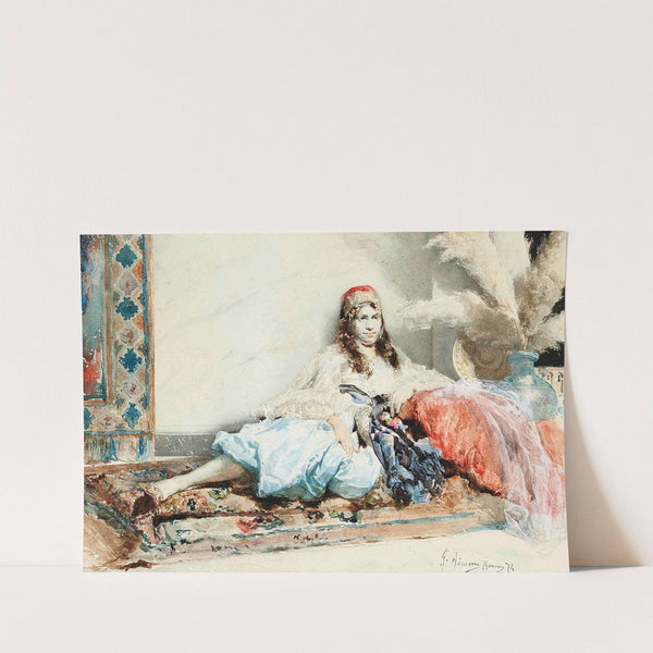 The favourite (1874) by Gustavo Simoni