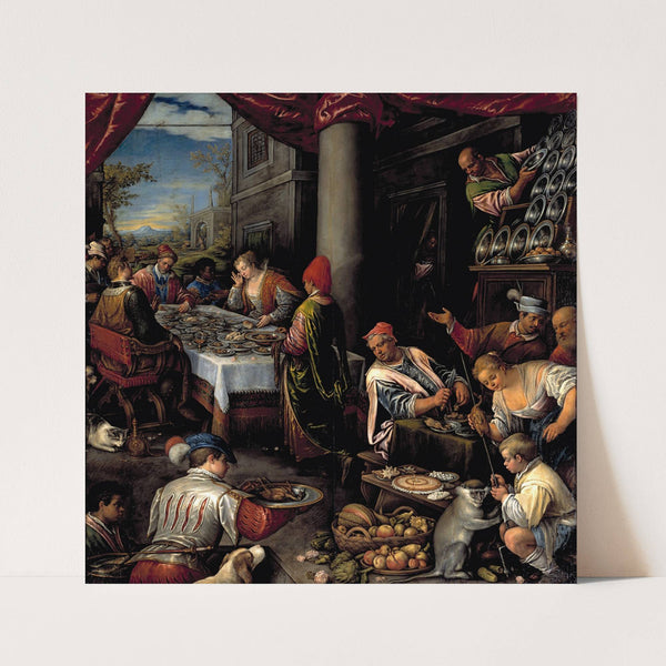 The Feast of Anthony and Cleopatra by Leandro Bassano