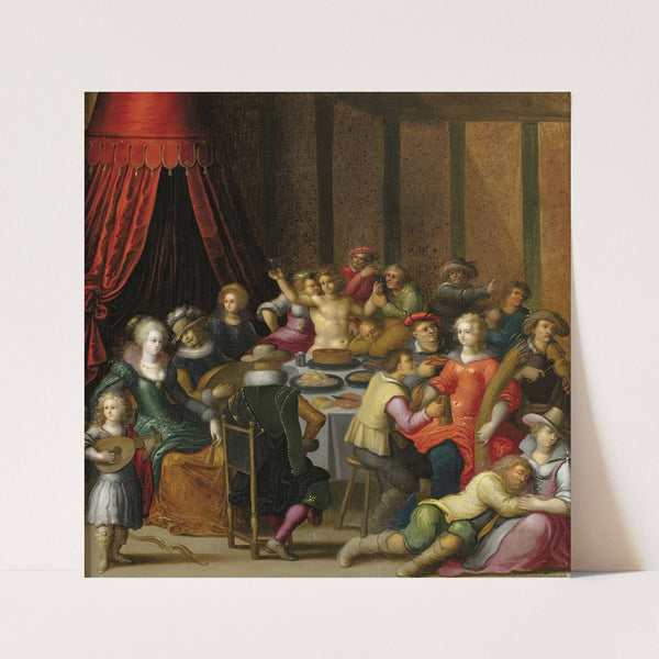 The Feast Of Bacchus by Louis de Caullery