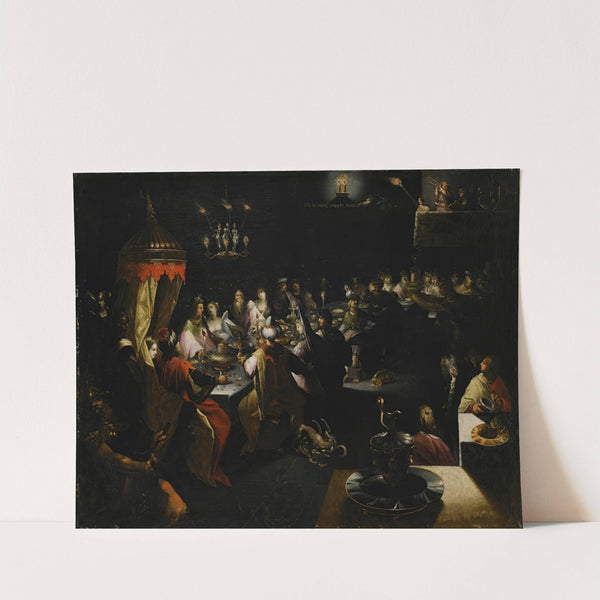 The Feast Of belshazzar by Follower Of jan Harmensz. Muller