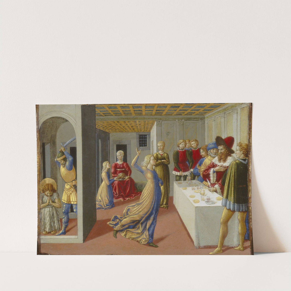The Feast of Herod and the Beheading of Saint John the Baptist by Benozzo Gozzoli