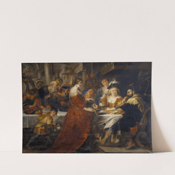 The Feast of Herod. Salome Bringing the Head of St John the Baptist on a Charger by Peter Paul Rubens
