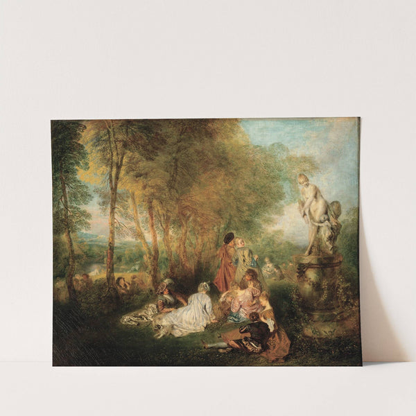 The Feast of Love by Jean-Antoine Watteau