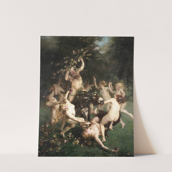 The feast of Silenus (1871) by Alfred Philippe Roll