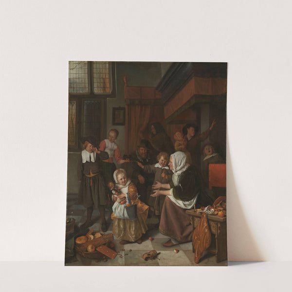 The Feast of St Nicholas (1665 - 1668) by Jan Steen
