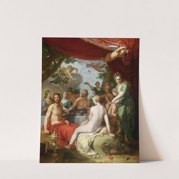The Feast of The Gods At The Wedding of Peleus and Thetis by Abraham Bloemaert