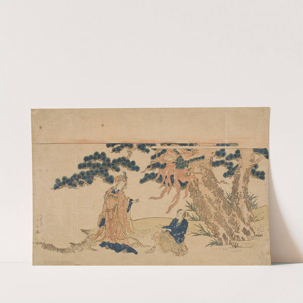 The Feather Robe (Hagoromo) by Katsukawa Shunsen