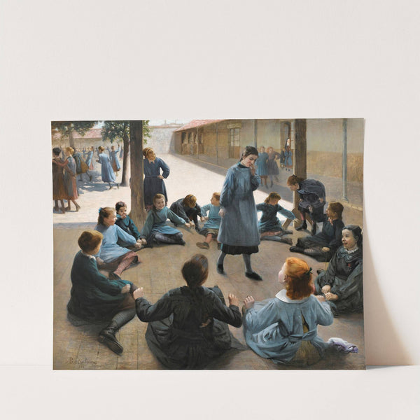 The Ferret Game by Paul-Albert Bartholomé