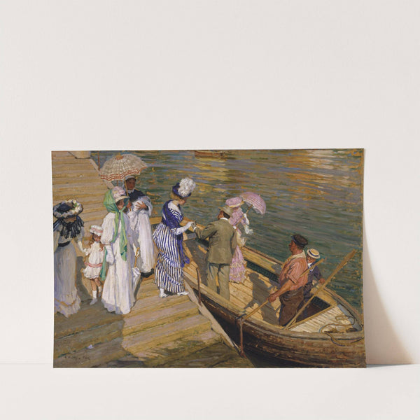 The ferry by E Phillips Fox