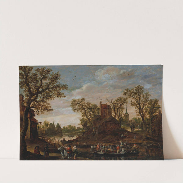 The Ferry by Jan van Goyen