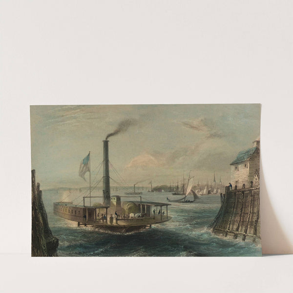 The Ferry at Brooklyn, New York, 1838 by Anonymous