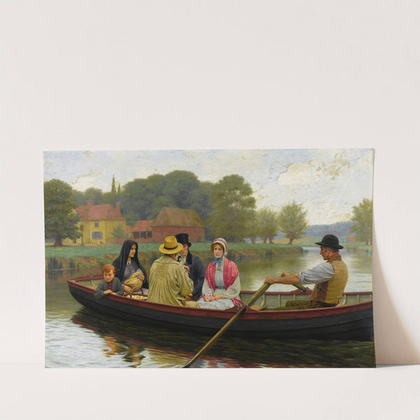 The Ferry by Edmund Blair Leighton