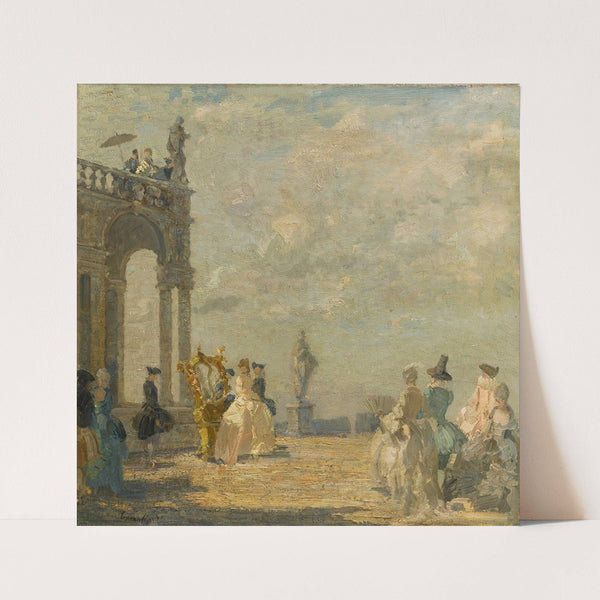 The Festival Arrival (1925) by Emma Ciardi