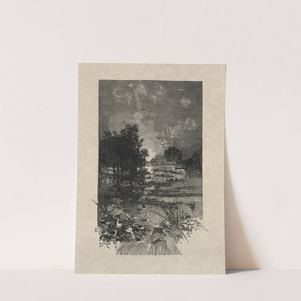 The Festival for the victims of duty (1884) by Auguste Louis Lepère