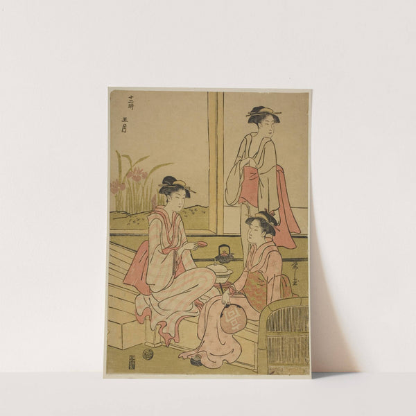 The Fifth Month (Gogatsu), from the series ‘The Twelve Months (Juni toki)’ (c. 1791) by Chōbunsai Eishi