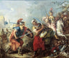 The Fight between Tancred and Argante With Clorinda in the Background