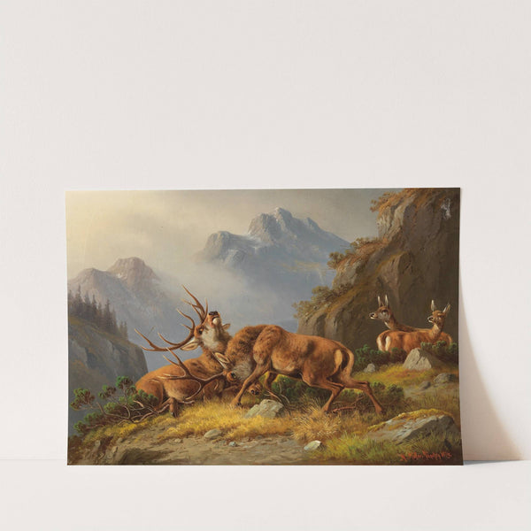 The Fight (1874) by Moritz Müller