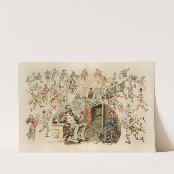 The fin de siècle newspaper proprietor by Frederick Burr Opper