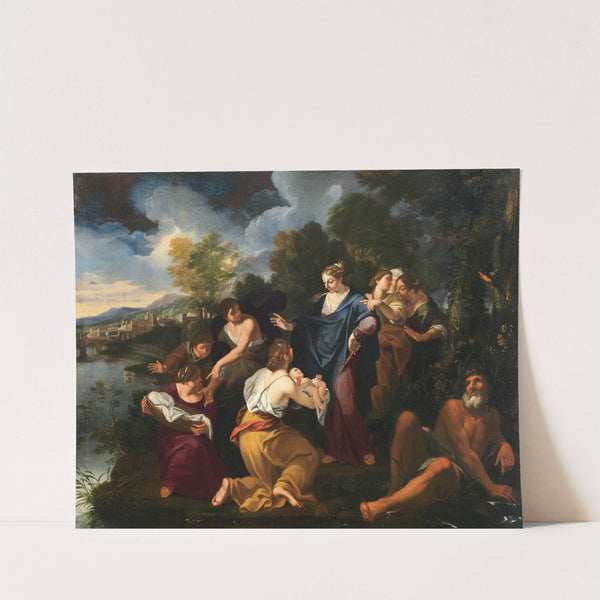 The finding of Moses by Luigi Garzi